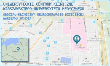 ODDZIAŁ KLINICZNY NEUROCHIRURGII DZIECIĘCEJ - UNIWERSYTECKIE CENTRUM KLINICZNE WARSZAWSKIEGO UNIWERSYTETU MEDYCZNEGO - ŻWIRKI I WIGURY 63A, WARSZAWA OCHOTA