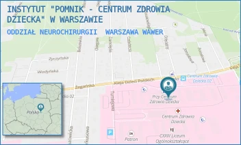 ODDZIAŁ NEUROCHIRURGII - INSTYTUT "POMNIK - CENTRUM ZDROWIA DZIECKA" - ALEJA DZIECI POLSKICH 20, WARSZAWA WAWER
