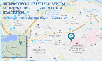PORADNIA NEUROCHIRURGICZNA - UNIWERSYTECKI DZIECIĘCY SZPITAL KLINICZNY IM. L. ZAMENHOFA W BIAŁYMSTOKU - WASZYNGTONA 17, BIAŁYSTOK